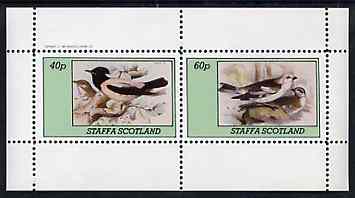 Staffa 1982 Birds #76 perf set of 2 values unmounted mint