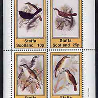 Staffa 1981 Birds #78 perf set of 4 values unmounted mint