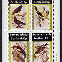 Bernera 1981 Birds #35 perf set of 4 values unmounted mint