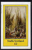 Staffa 1982 Pastoral Scenes imperf deluxe sheet (£2 value) unmounted mint
