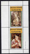 Bernera 1982 Women's Costumes perf sheetlet containing set of 2 values unmounted mint