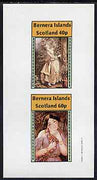 Bernera 1982 Women's Costumes imperf sheetlet containing set of 2 values unmounted mint