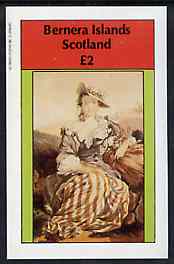 Bernera 1982 Women's Costumes imperf deluxe sheet (£2 value) unmounted mint