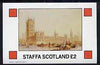 Staffa 1982 Palaces imperf deluxe sheet (£2 value) unmounted mint
