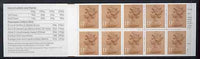 Great Britain 1987 Ideas For Your Garden £1.30 booklet with selvedge at left, SG FL9A