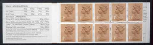 Great Britain 1987 Ideas For Your Garden £1.30 booklet with selvedge at left, SG FL9A