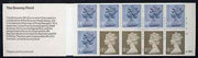 Great Britain 1981-85 Postal History series #02 (Downey Head) £1.30 booklet complete with selvedge at left SG FL2A