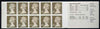 Great Britain 1981 Museums #1 (Natural History) £1.15 booklet complete with selvedge at right SG FI3B