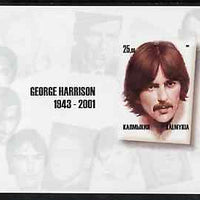 Kalmikia Republic 2001 George Harrison imperf m/sheet containing 25.00 value, unmounted mint
