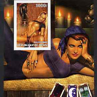 Benin 2002 Fantasy Art by Drew Posada #2 (Pin-ups) imperf m/sheet unmounted mint