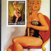 Benin 2002 Fantasy Art by Baron Jerry von Lind #2 (Pin-ups) imperf m/sheet unmounted mint