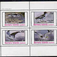 Bernera 1981 Birds #37 perf set of 4 values unmounted mint