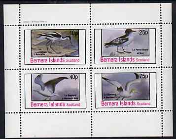Bernera 1981 Birds #37 perf set of 4 values unmounted mint
