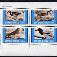 Bernera 1982 Birds #38 perf set of 4 values unmounted mint