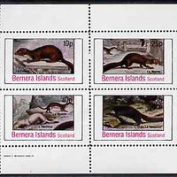 Bernera 1982 Animals (Mammals) perf set of 4 values unmounted mint