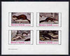 Bernera 1982 Animals (Mammals) imperf set of 4 values unmounted mint