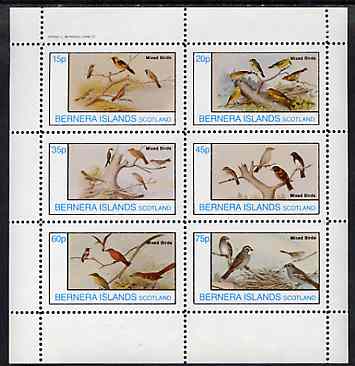 Bernera 1982 Birds #39 perf set of 6 values unmounted mint