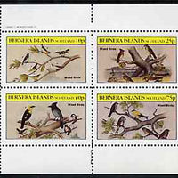 Bernera 1982 Birds #40 perf set of 4 values unmounted mint