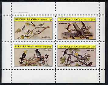 Bernera 1982 Birds #40 perf set of 4 values unmounted mint