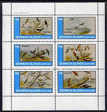 Bernera 1982 Birds #42 perf set of 6 values unmounted mint