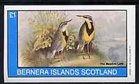 Bernera 1982 Birds #42 imperf souvenir sheet (£1 value) unmounted mint