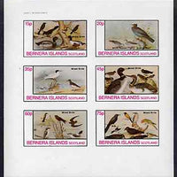 Bernera 1982 Birds #45 imperf set of 6 values unmounted mint