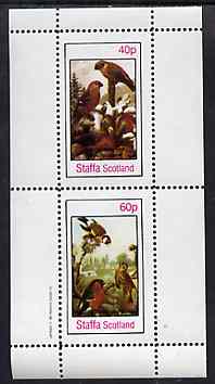 Staffa 1982 Birds #81 perf set of 2 values unmounted mint