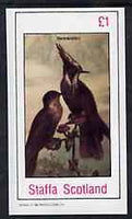 Staffa 1982 Birds #81 imperf souvenir sheet (£1 value) unmounted mint