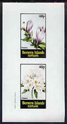 Bernera 1982 Flowers #24 imperf set of 2 values unmounted mint