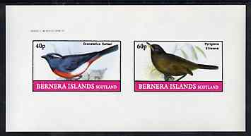 Bernera 1982 Birds #46 imperf set of 2 values unmounted mint
