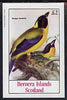 Bernera 1982 Birds #47 (Tanager) imperf deluxe sheet (£2 value) unmounted mint
