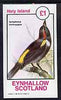 Eynhallow 1981 Birds #44 (Tanager) imperf souvenir sheet (£1 value) unmounted mint