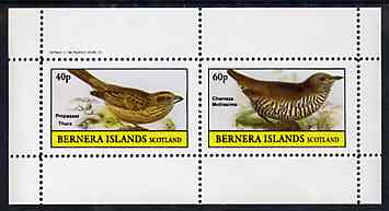 Bernera 1982 Birds #48 perf set of 2 values unmounted mint