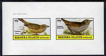 Bernera 1982 Birds #48 imperf set of 2 values unmounted mint