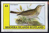 Bernera 1982 Birds #48 (Pipit) imperf deluxe sheet (£2 value) unmounted mint