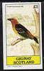 Grunay 1982 Birds #10 (Fody) imperf souvenir sheet (£1 value) unmounted mint