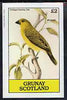 Grunay 1982 Birds #10 (Cuckoo Finch) imperf deluxe sheet (£2 value) unmounted mint