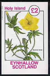 Eynhallow 1982 Flowers #31 imperf deluxe sheet (£2 value) unmounted mint