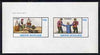 Grunay 1982 The Orient imperf set of 2 values unmounted mint