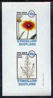 Eynhallow 1982 Flowers #32 imperf set of 2 values unmounted mint
