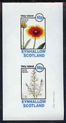Eynhallow 1982 Flowers #32 imperf set of 2 values unmounted mint
