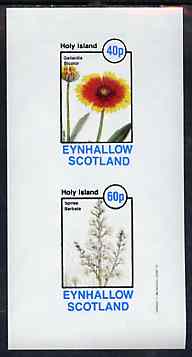 Eynhallow 1982 Flowers #32 imperf set of 2 values unmounted mint