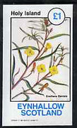 Eynhallow 1982 Flowers #32 imperf souvenir sheet (£1 value) unmounted mint
