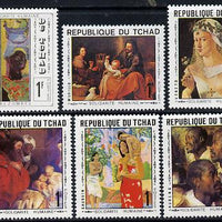 Chad 1969 World Solidarity (Paintings) set of 6 unmounted mint, SG 267-72