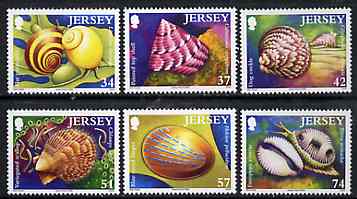 Jersey 2006 Marine Life #6 - Shells perf set of 6 values unmounted mint SG 1264-69