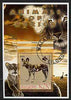 Malawi 2005 Animals of Africa - Hunting Dog perf m/sheet with Scout Logo, Big Cats & Giraffe in background, fine cto used