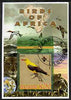 Malawi 2005 Birds of Africa - Oriole perf m/sheet with Scout Logo and Lions in background, fine cto used