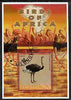 Malawi 2005 Birds of Africa - Ostrich perf m/sheet with Scout Logo, fine cto used