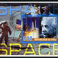 Mali 2005 Albert Einstein & Space #1 perf souvenir sheet fine cto used