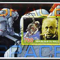 Mali 2005 Albert Einstein & Space #3 perf souvenir sheet fine cto used